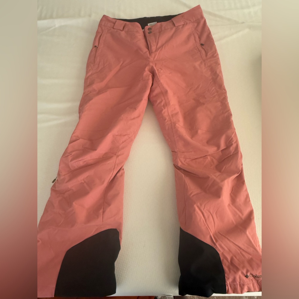 Columbia Pink and Black Snow Pants